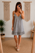 🤍 Robe marinière  Coton  💙