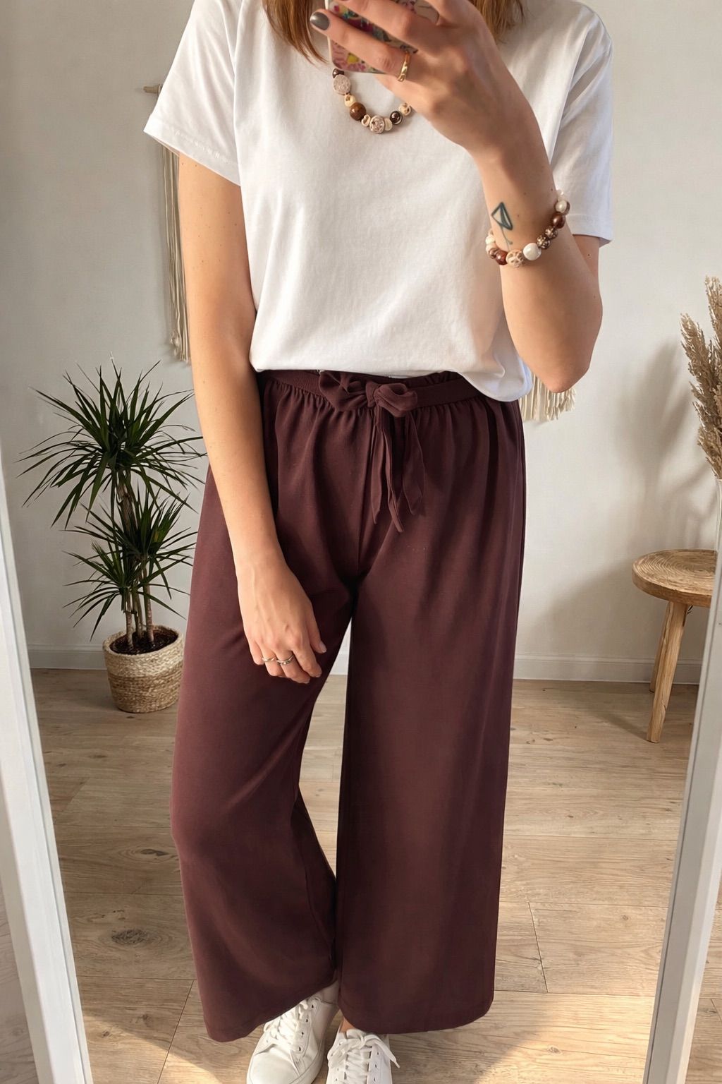 Pantalon fluide marron 🤎 – Made in France