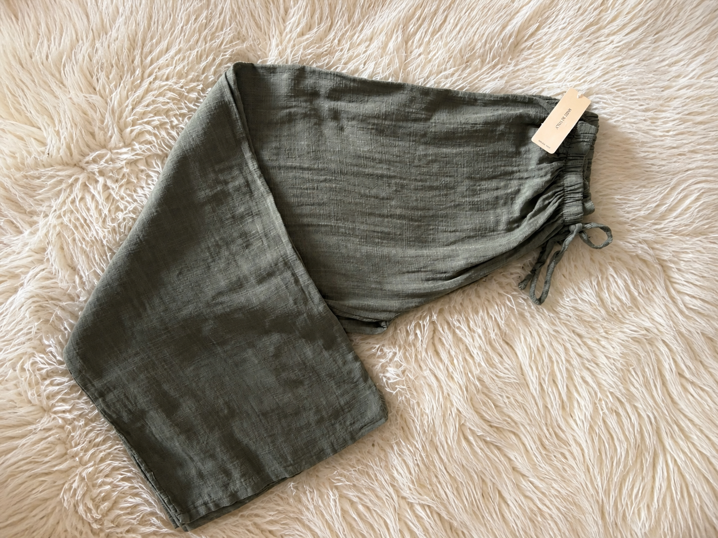 🌸 Pantalon été fluide – Made in Italy  Coton et Lin