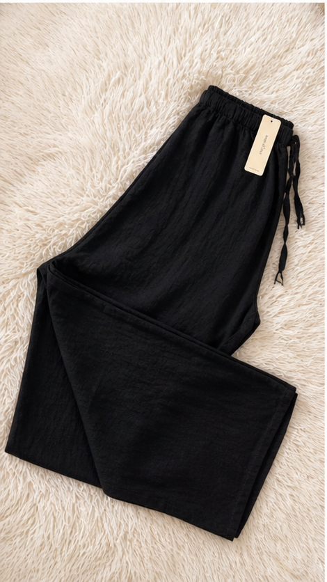 🌸 Pantalon été fluide – Made in Italy  Coton et Lin